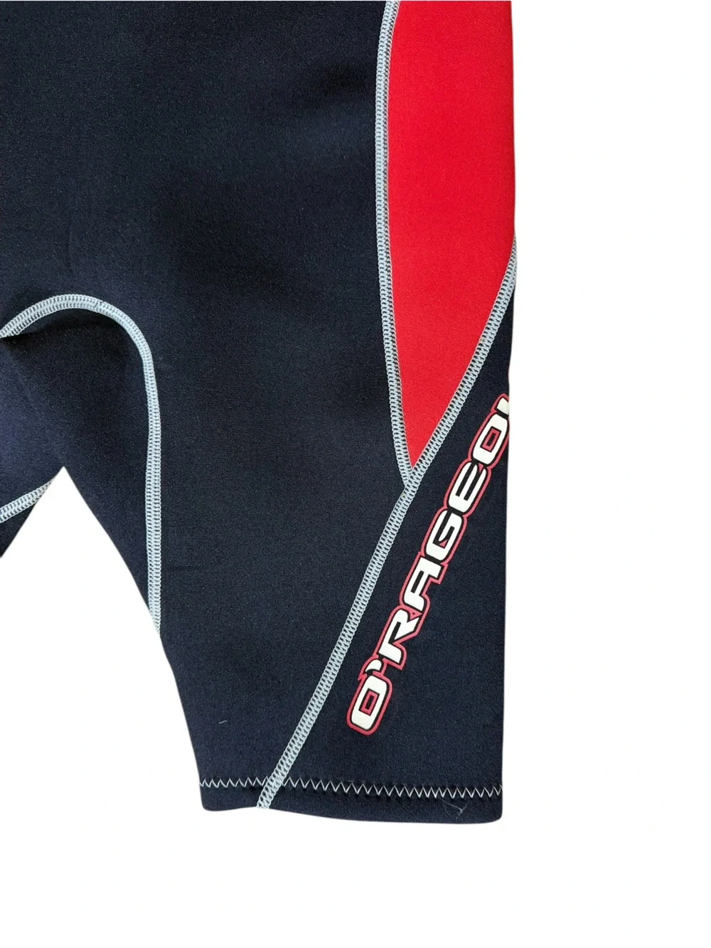 O’rageous Shorty Wetsuit Red/Black/Gray Neoprene Youth Size 8-10